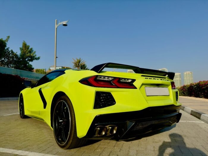 Chevrolet Corvette C8 Rental in Dubai