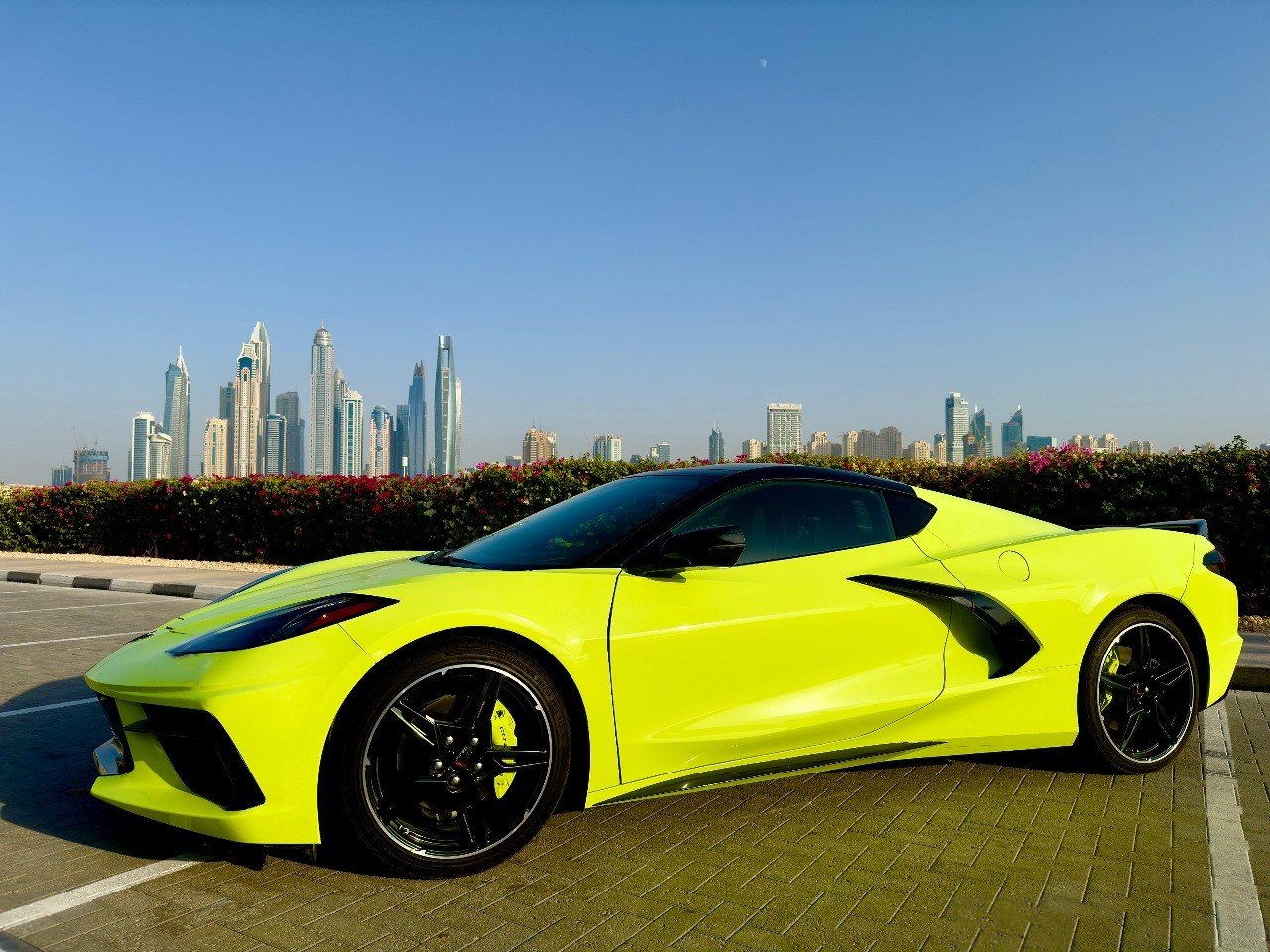 Chevrolet Corvette C8 Rental in Dubai