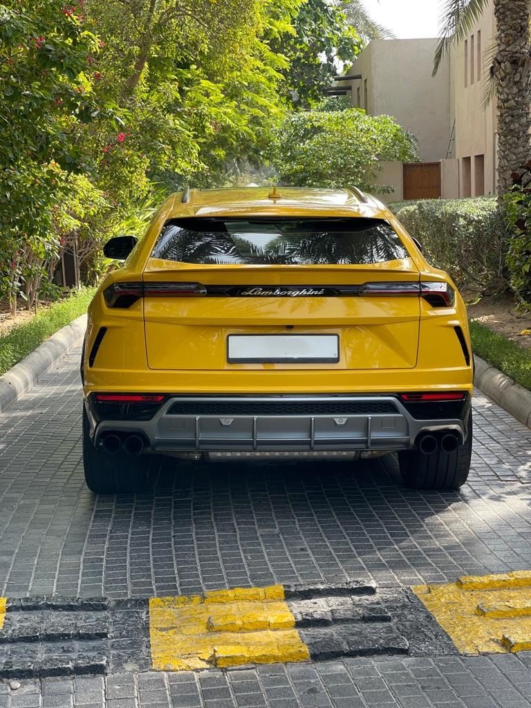 Lamborghini Urus Yellow Rental in Dubai