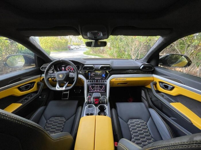 Lamborghini Urus Yellow Rental in Dubai