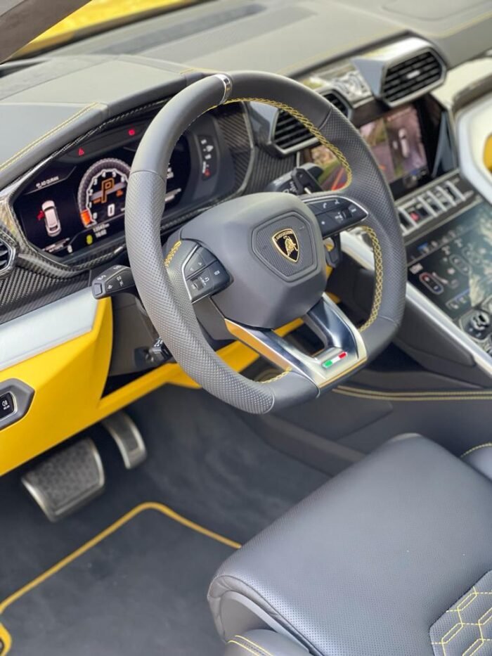 Lamborghini Urus Yellow Rental in Dubai