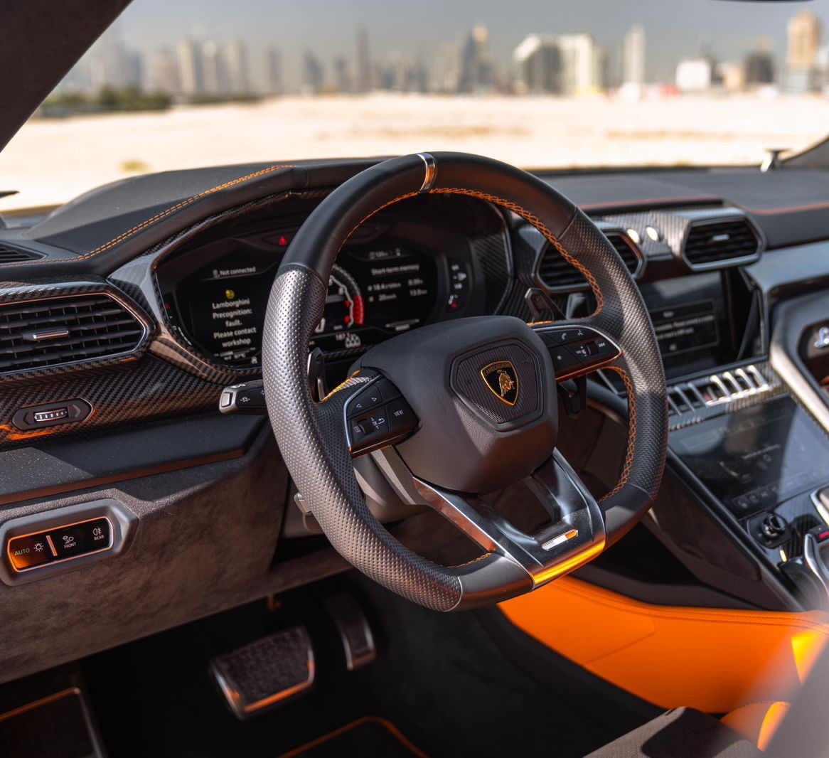 Lamborghini Urus Orange Rental in Dubai