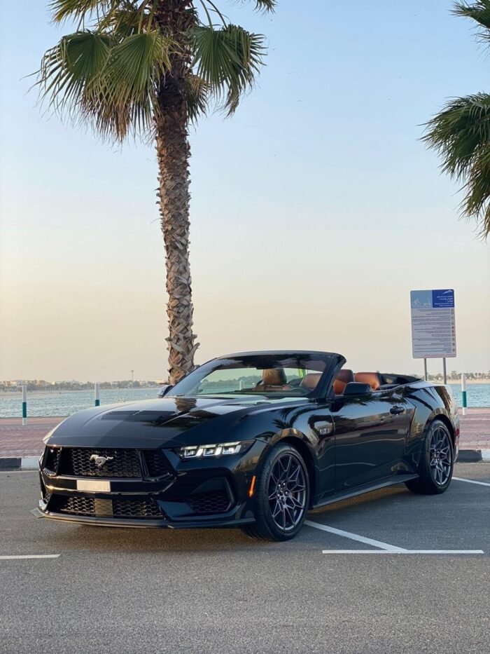 Mustang GT V8 rental in Dubai