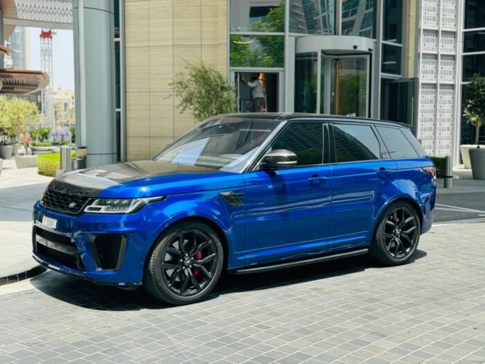 Range Rover Sport SVR rental in dubai