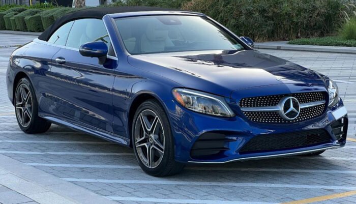 Mercedes C300 Convertible rental Dubai